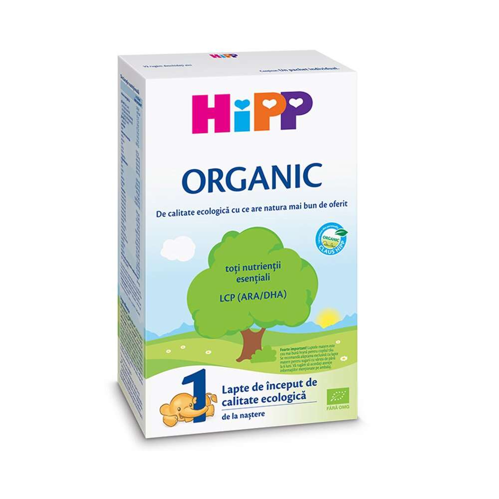 Lapte de inceput organic Hipp 1, 300g