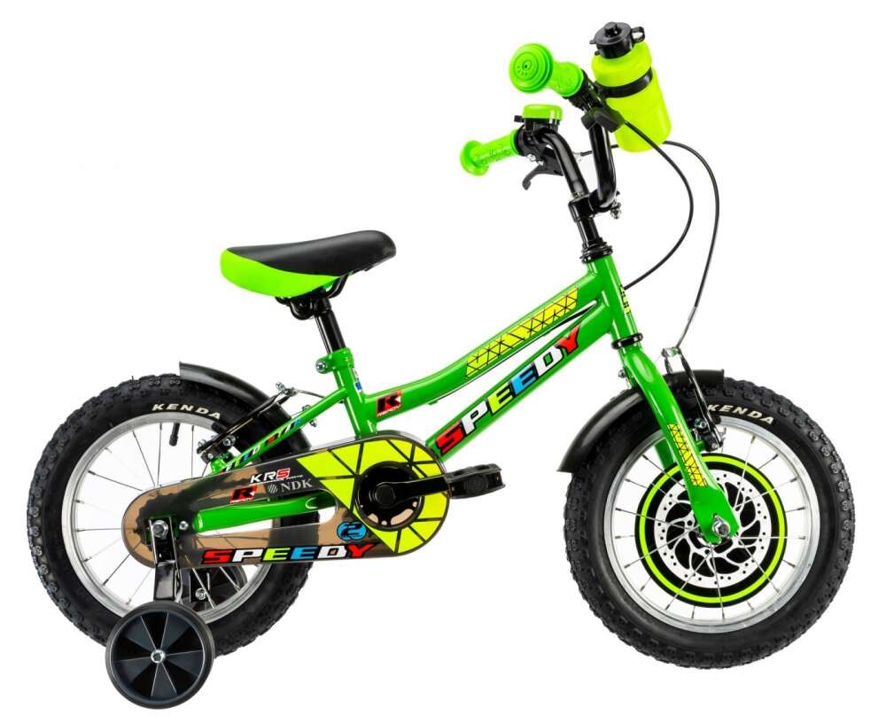 Bicicleta copii Dhs 1403 verde 14 inch
