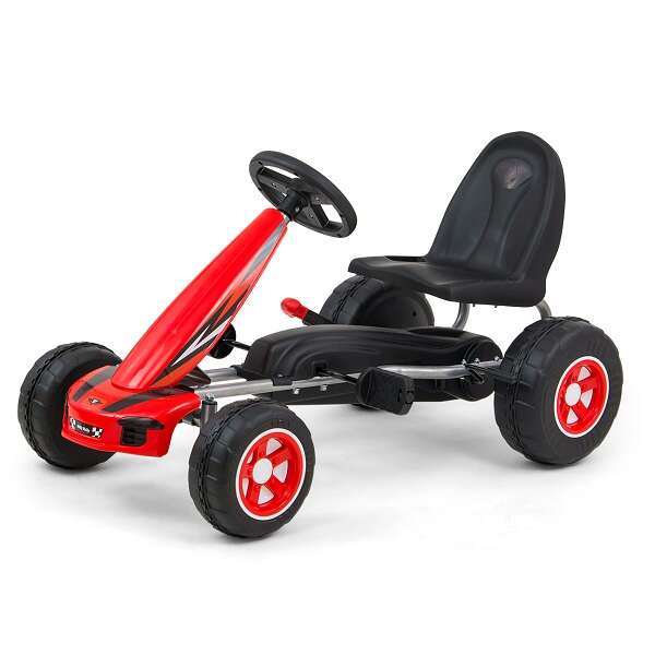 Kart cu pedale pentru copii Viper Red