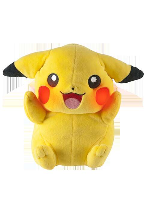 Pokemon: Figurina de plus care vorbeste - Pikachu
