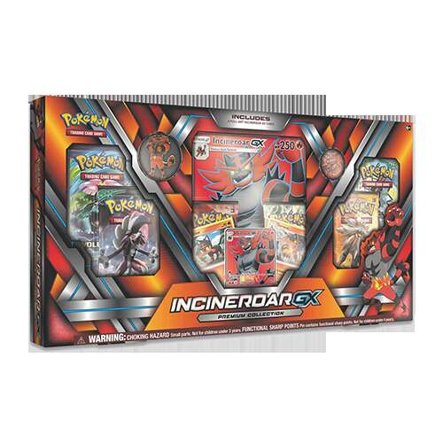Pokemon Trading Card Game: Incineroar-GX Premium Collection Box