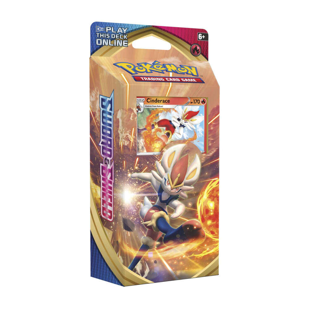 Pachet Pokemon Trading Card Game Sword & Shield Cinderace Theme Deck