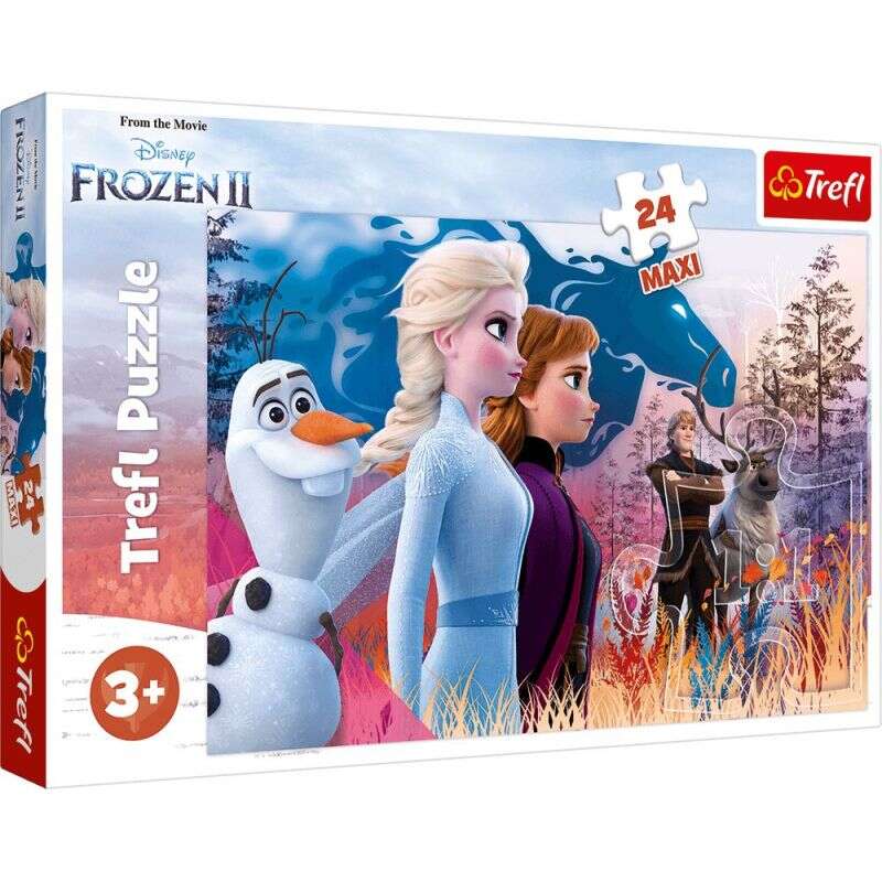 Puzzle 24 de piese - Frozen II - Calatoria Magica | Trefl