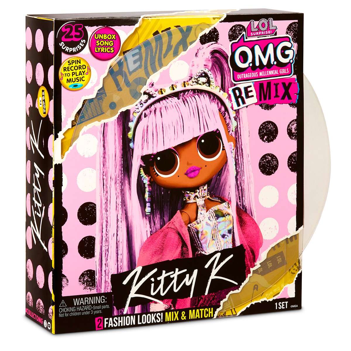LOL Surprise OMG Remix, Papusa Fashion Kitty K cu 25 de surprize, 567240E7C