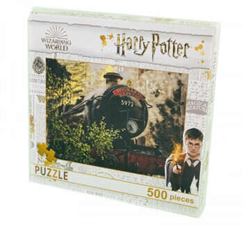 Puzzle Harry Potter - Trenul Hogwarts Express, 500 piese