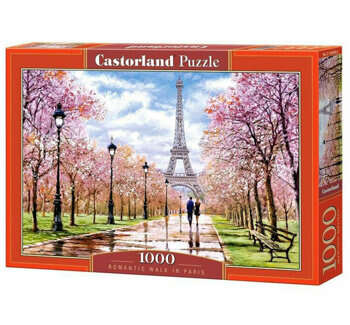 Puzzle Plimbare romantica in Paris, 1000 piese