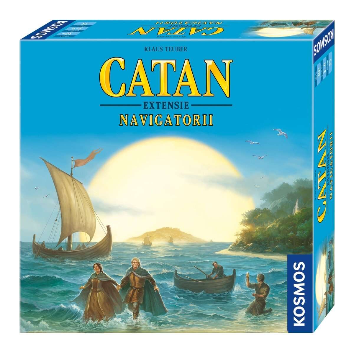 Joc Catan - Navigatorii, Editie noua 2015, Extensie, 3-4 Jucatori
