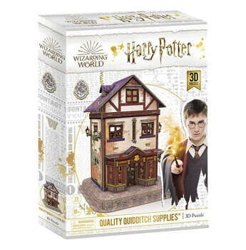 Puzzle 3D - Harry Potter - Magazin Quality Quidditch, 71 piese