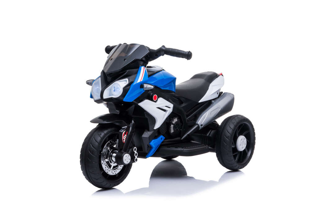 Motocicleta electrica cu roti din cauciuc EVA Nichiduta Champ Blue