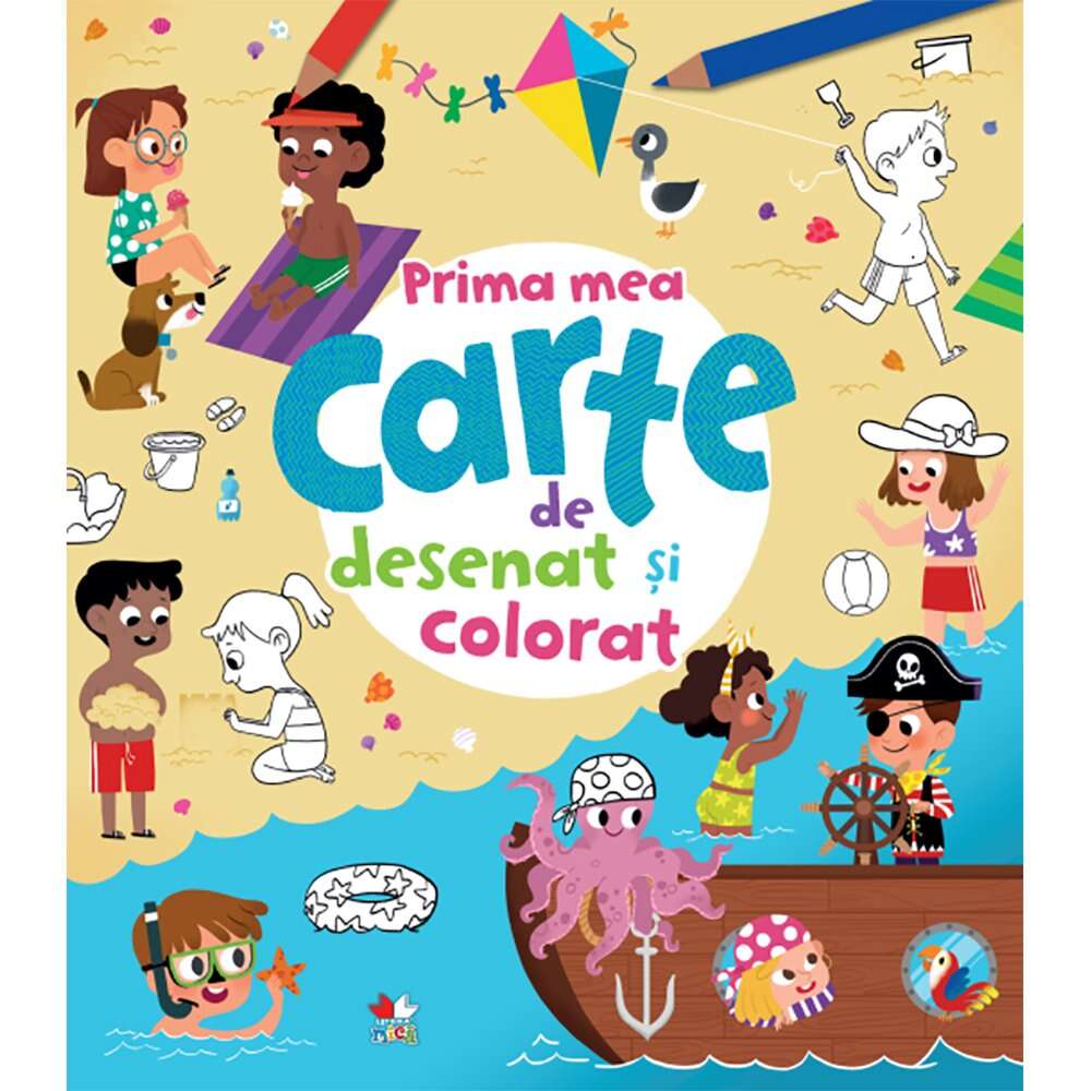 Carte Editura Litera, Prima mea carte de desenat si colorat