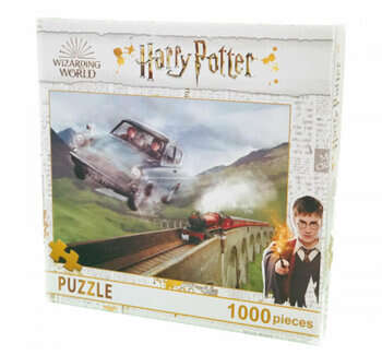 Puzzle Harry Potter - Masina zburatoare, 1000 piese