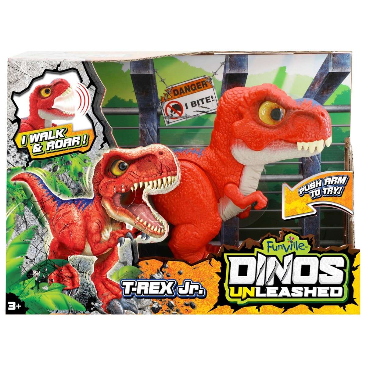 Jucarie interactiva Dinos Unleashed, T-Rex Jr.