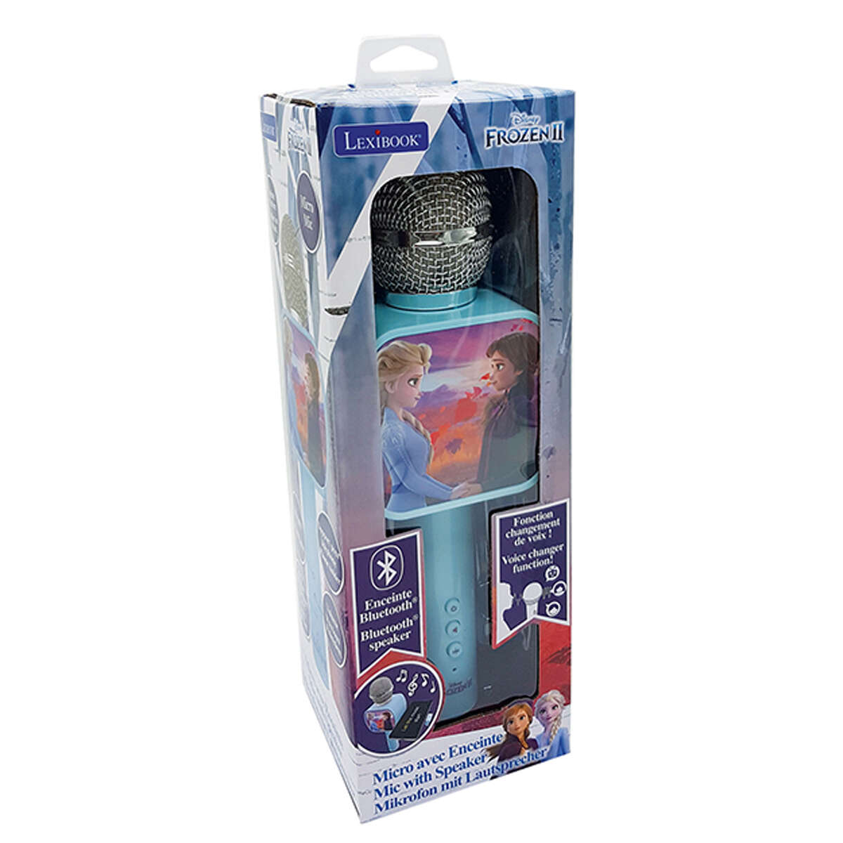 Microfon Karaoke, Lexibook, wireless cu bluetooth, Disney Frozen 2