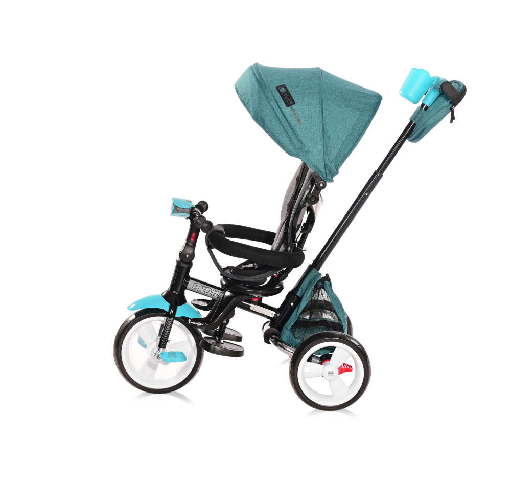 Tricicleta multifunctionala 4 in 1 Enduro scaun rotativ Green Luxe