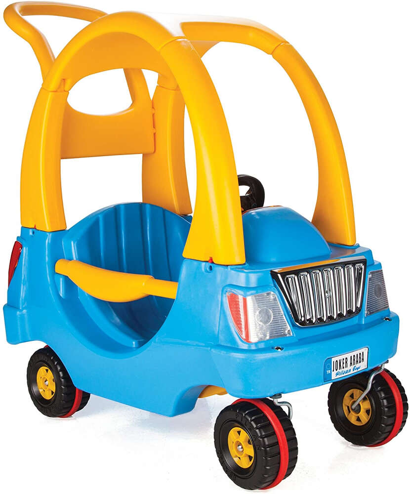 Masinuta de impins cu maner parental Pilsan Joker Car Blue
