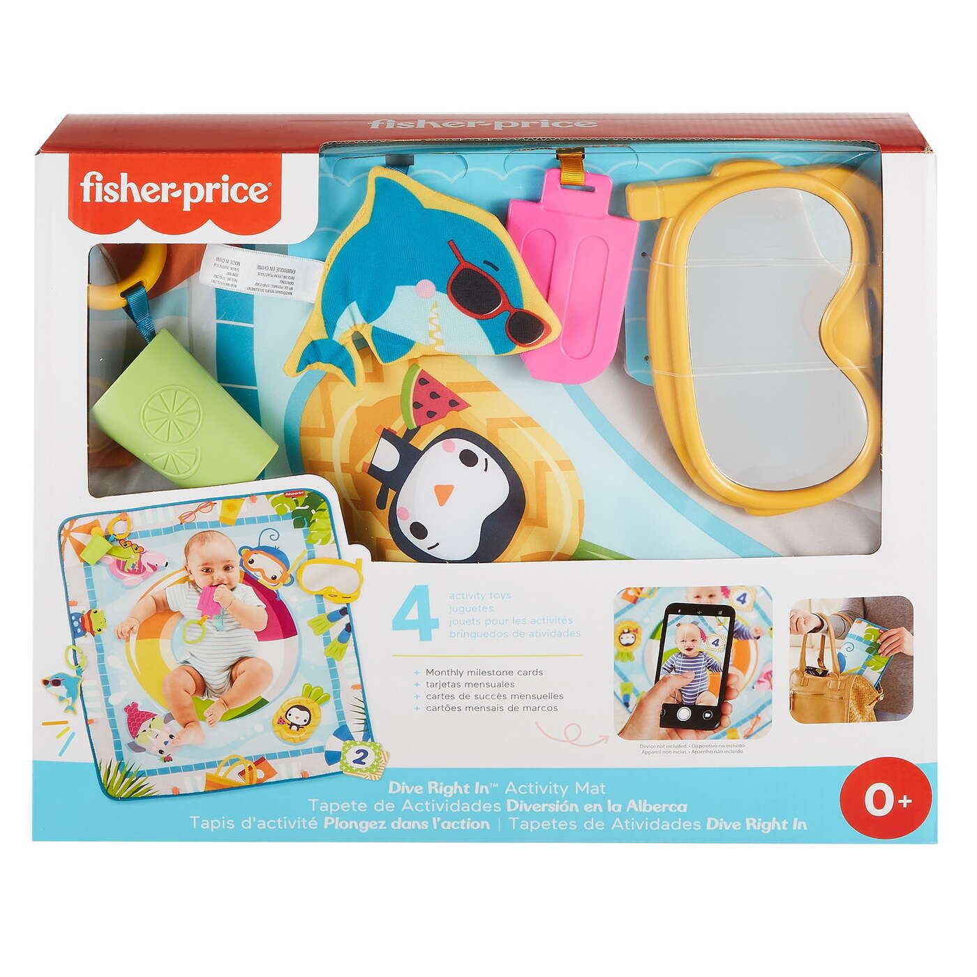 Jucarie bebelusi - Dive Right In Activity Mat | Fisher-Price