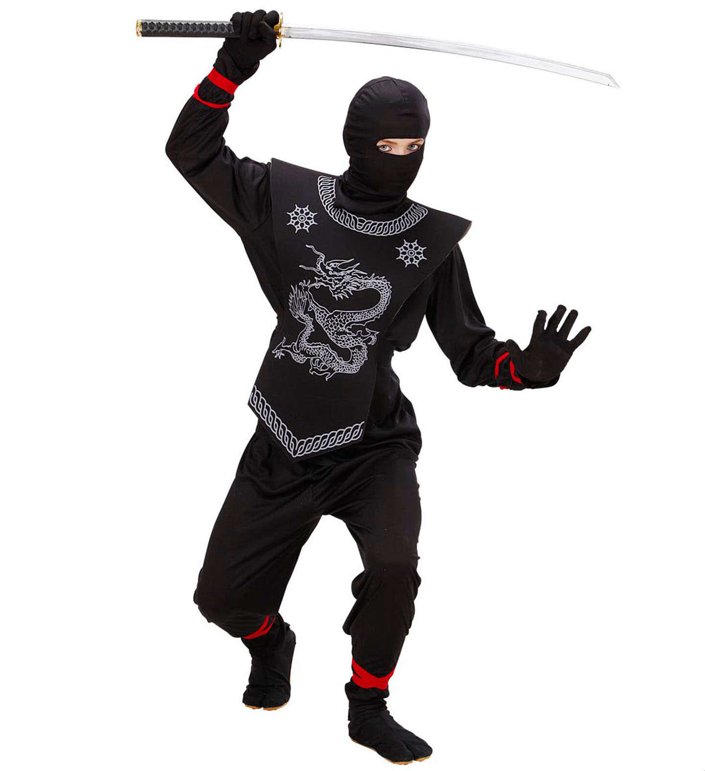Costum ninja 8 - 10 ani / 140 cm