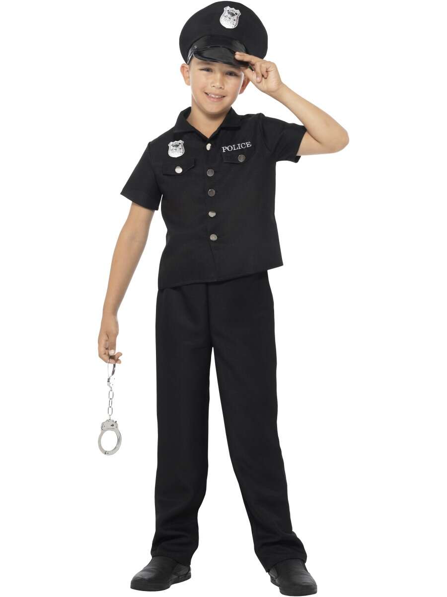 Costum politist 8 - 10 ani / 140 cm