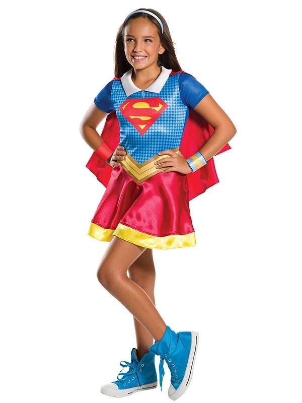 Costum supergirl copii 10 - 11 ani / 150 cm
