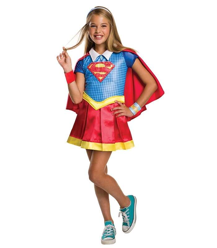 Costum supergirl 10 - 11 ani / 150 cm