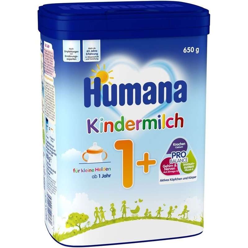 Humana - Lapte praf Kindermilch 1+ de la 1 an 650 g
