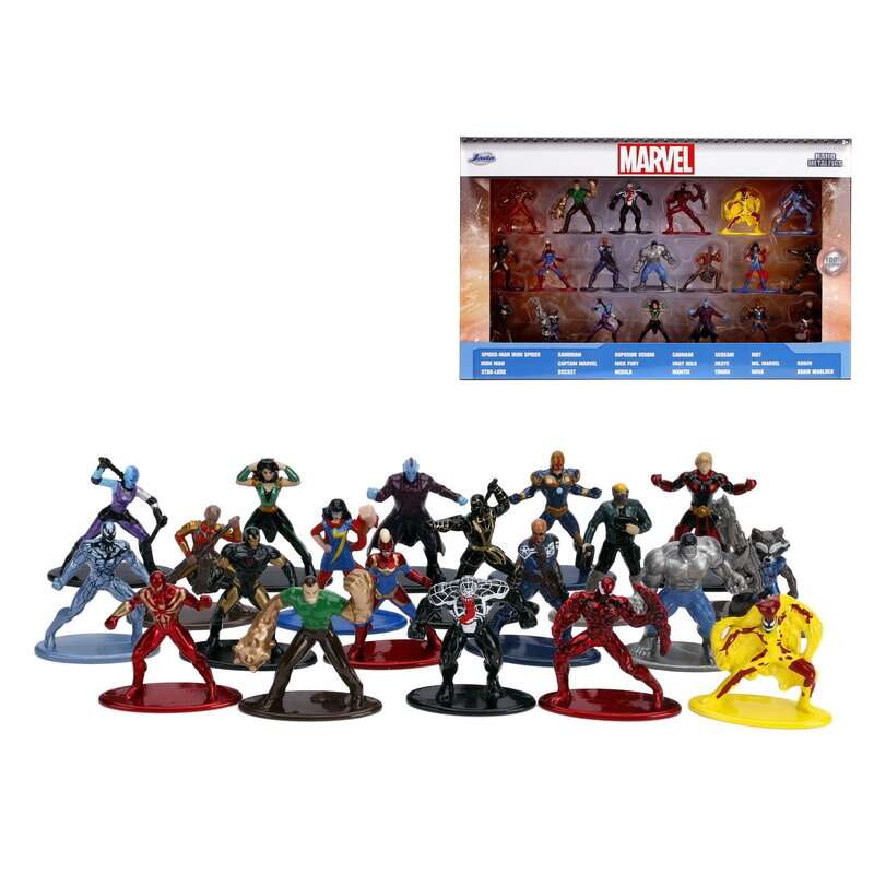 Simba - Set figurine , Avengers , Metalice, Cu figurina Iron Man inclusa, Multicolor