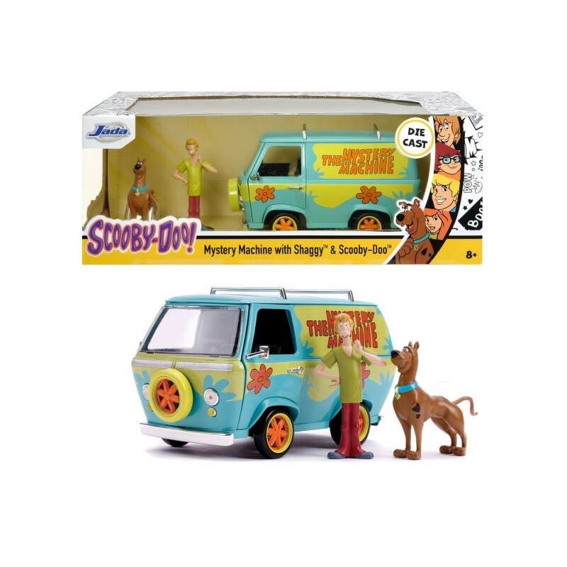 Masina cu figurina Mystery Machine - Scooby-Doo & Shaggy | JadaToys