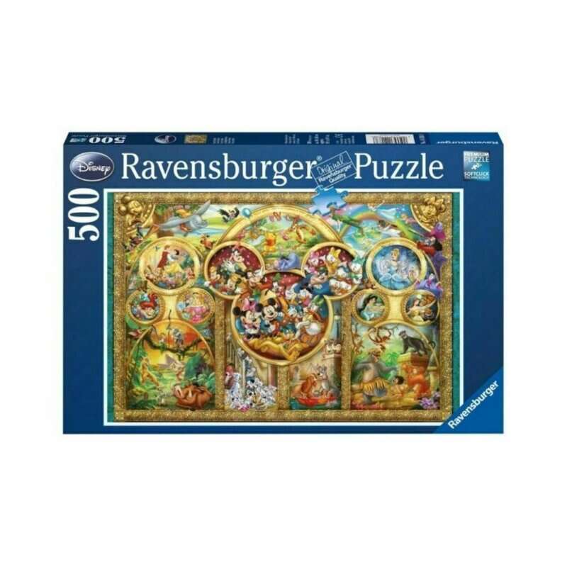 Ravensburger - PUZZLE FAMILIA DISNEY, 500 PIESE