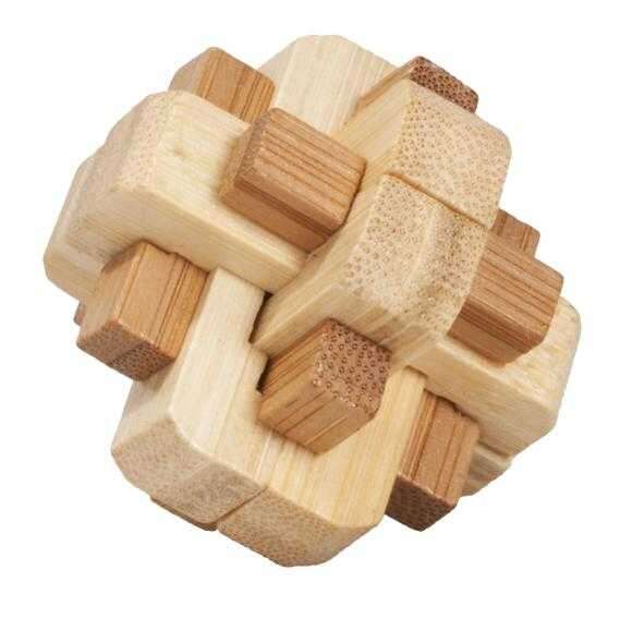 Joc logic iq din lemn bambus in cutie metalica-5