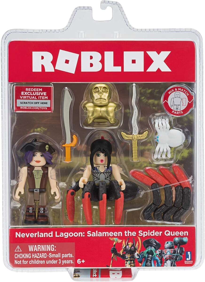 Set figurine blister, roblox, neverland lagoon - salameen the spider queen, 2buc