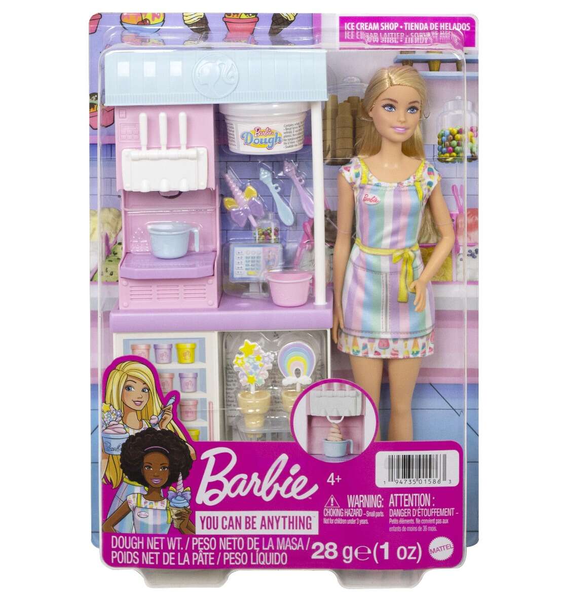Set de joaca Barbie, Magazinul de inghetata