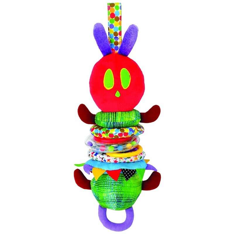 Rainbow designs - Jucarie interactiva The Very Hungry Caterpillar, 29 cm