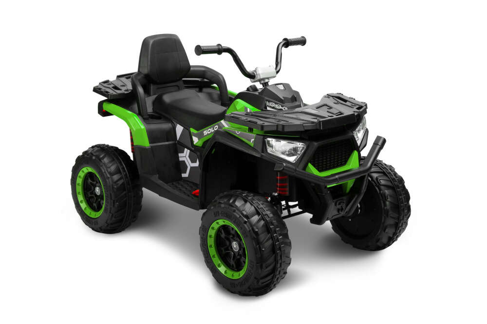 ATV electric pentru copii Toyz Solo Quad 4x4 12V cu telecomanda Verde