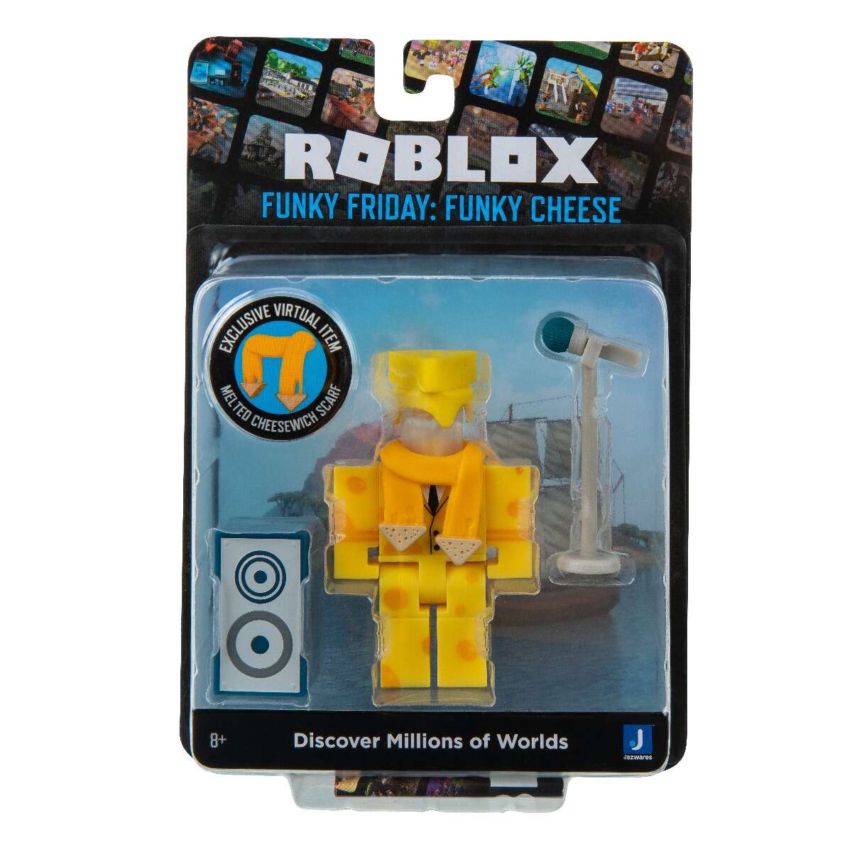 Figurina blister, roblox, funky friday: funky cheese