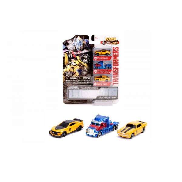 Set 3 machete metalice - Transformers | Jada Toys
