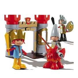 Piccoli Mondi - Wizard and Dragon - Set de joaca cu figurine