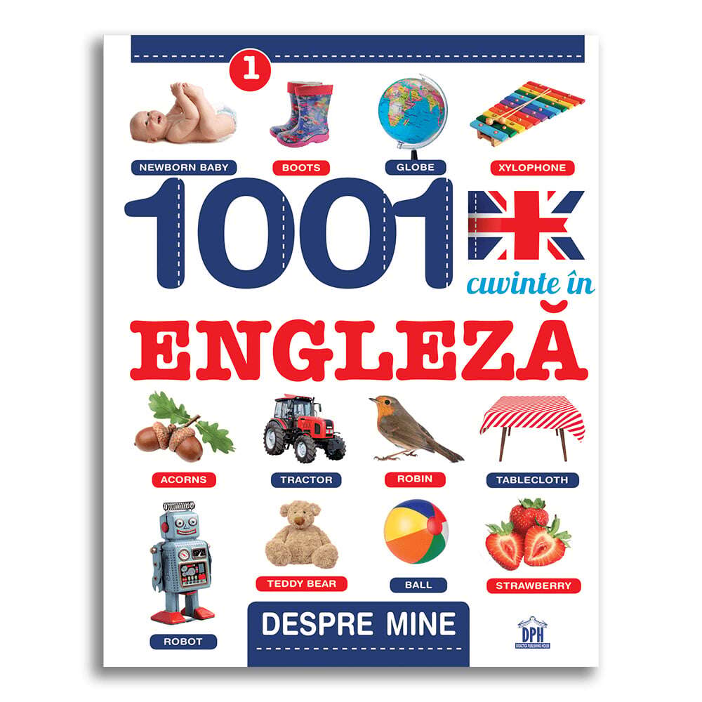 Carte 1001 cuvinte in engleza - despre lume, Editura DPH