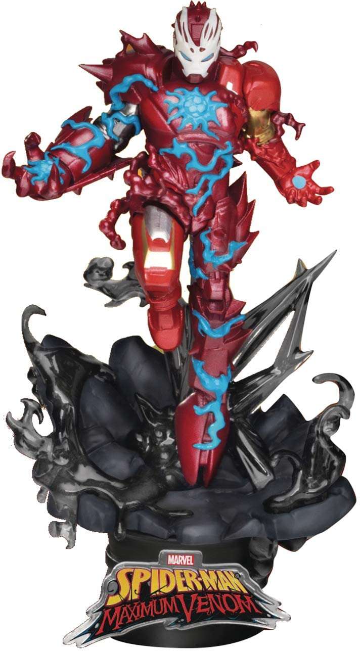 Figurina - Marvel - Spider-Man - Maximum Venom - Iron Man | Beast Kingdom