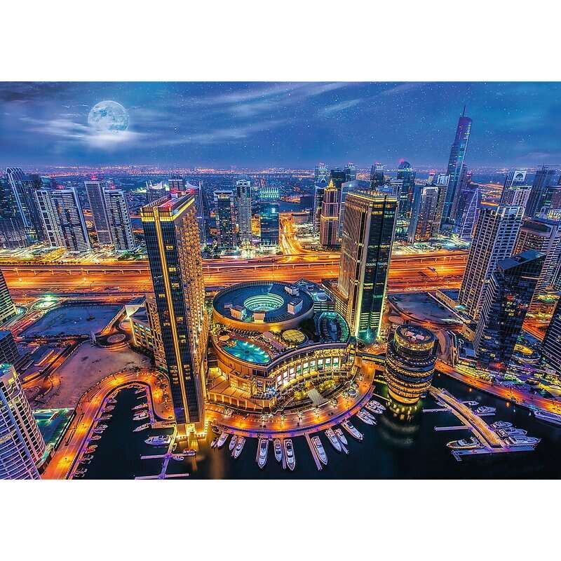 Trefl - Puzzle peisaje Dubai , Puzzle Adulti, piese 2000, Multicolor