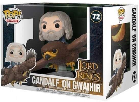 Figurina - Pop! Rides - Lord of the Rings - Gandalf on Gwaihir | Funko