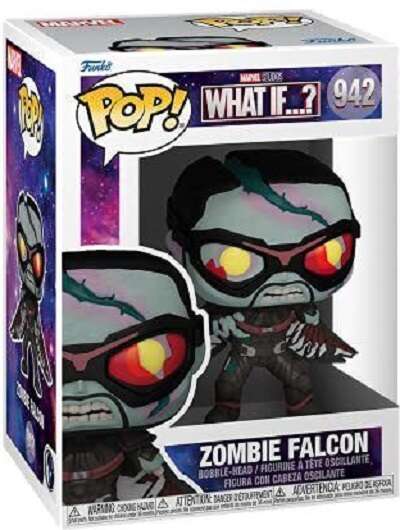 Figurina - Pop! Marvel - What if...? - Zombie Falcon | Funko