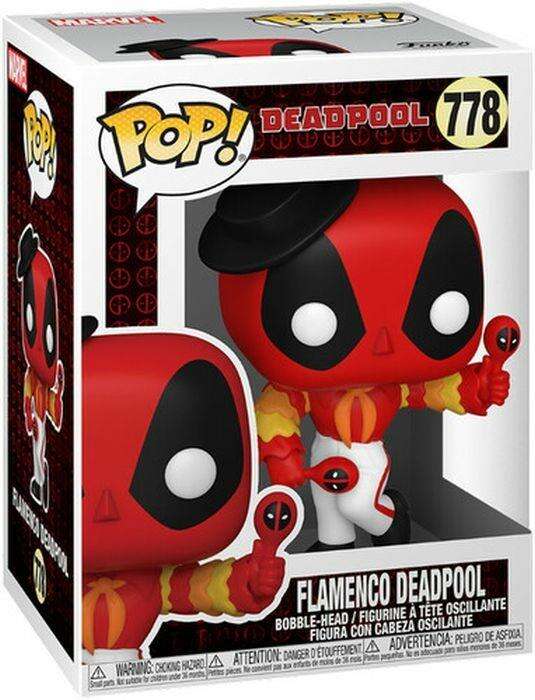 Figurina - Marvel - Deadpool 30th - Flamenco Deadpool | Funko