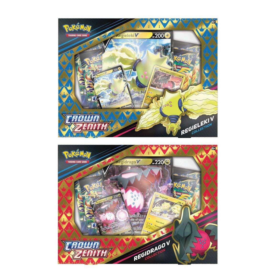 Joc de carti - Pokemon TCG: Sword and Shield - Crown Zenith V Box - mai multe modele | The Pokemon Company