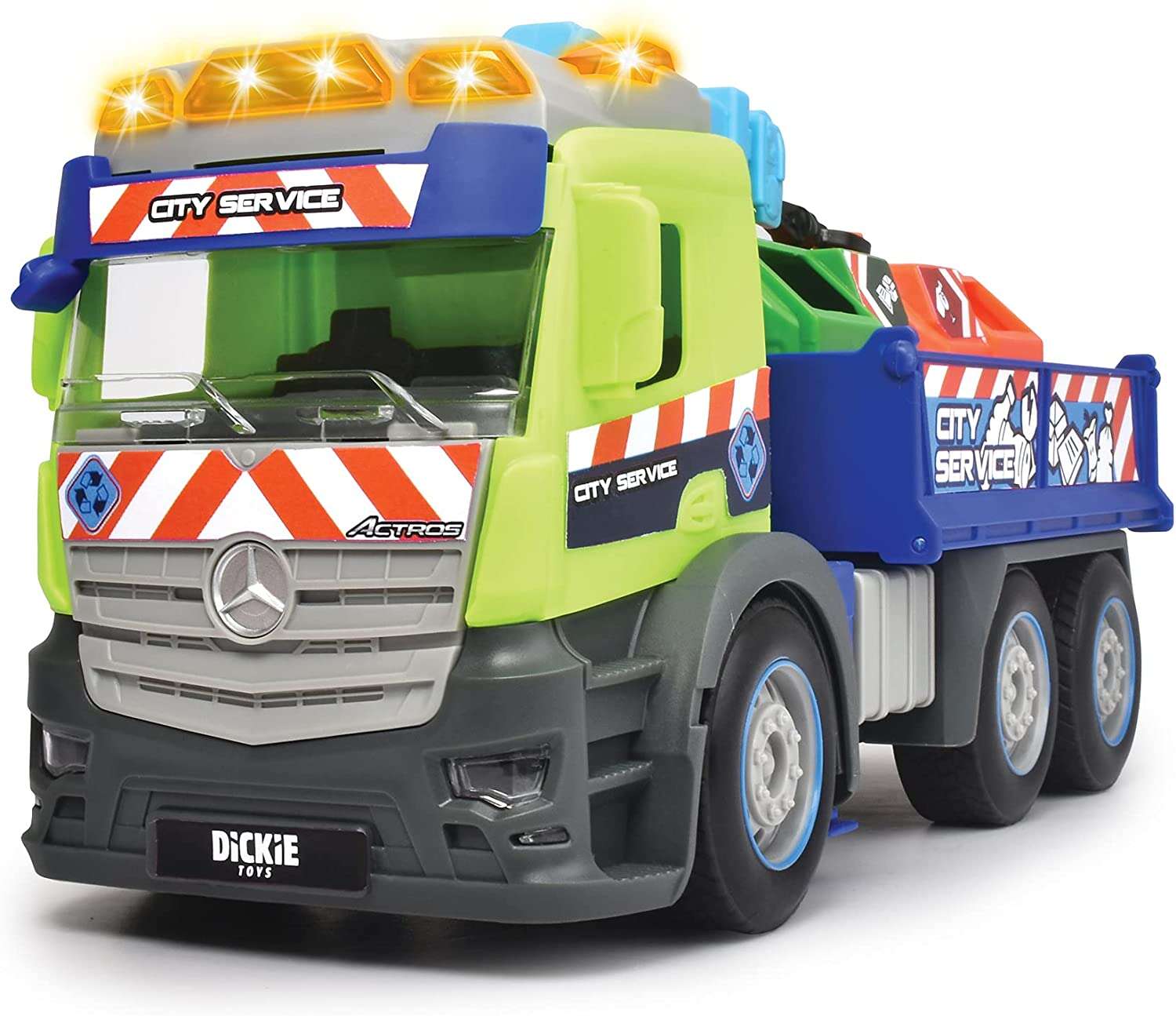 Masina - Truck-Recycling - Green-Blue, 26 cm | Dickie Toys