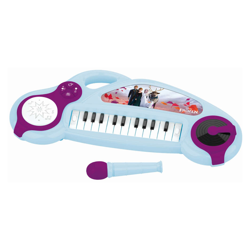 Orga electronica cu sunete incorporate si microfon, Lexibook, Disney Frozen