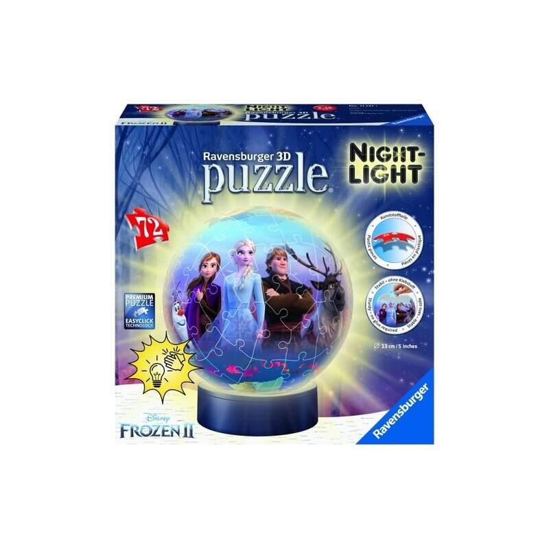 Ravensburger - Puzzle 3D Luminos Frozen II, 72 piese