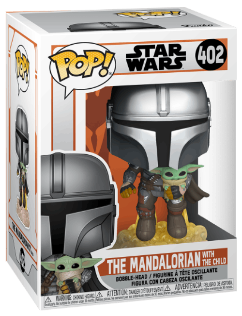Figurina - Star Wars - The Mandalorian - The Child - Flying | Funko
