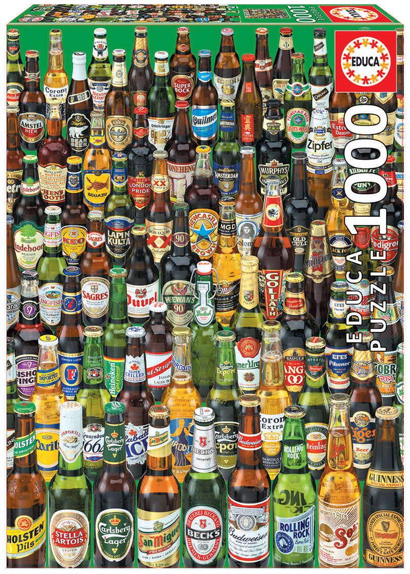 Puzzle 1000 piese - Beers | Educa
