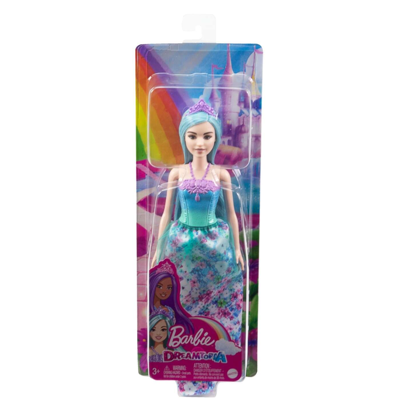 Papusa Barbie Dreamtopia - Printesa cu par albastru | Mattel