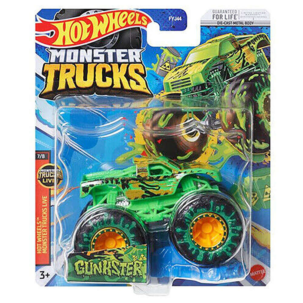 Masinuta Hot Wheels Monster Truck, Gunkster, HNW22 